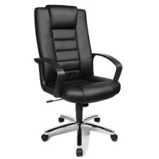 Sedia direzionale Aurora similpelle nera
