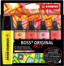 STABILO BOSS ORIGINAL ARTY 5 Colori caldi