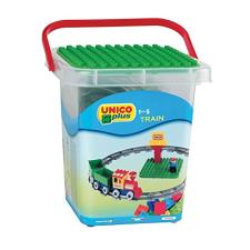 Unico Secchiello costruzioni treno con binari