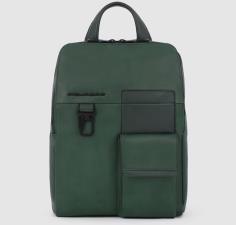 Zaino piccolo porta computer 13,3 o iPadPro 12,9 Finn Verde